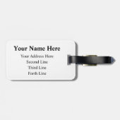 Laten we naar Skiing gaan!  ontwerpschokken Bagagelabel (Achterkant horizontaal)