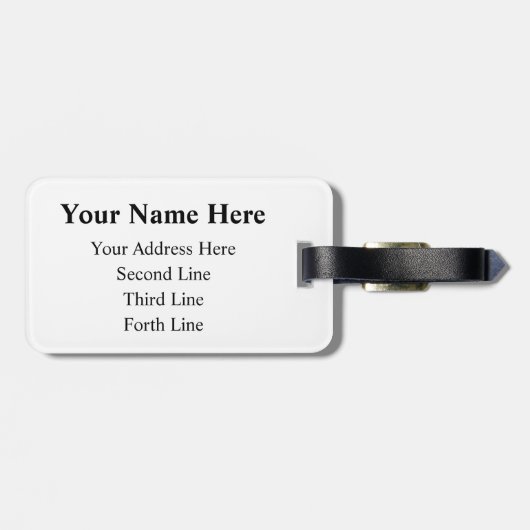 Laten we naar Skiing gaan!  ontwerpschokken Bagagelabel (Achterkant horizontaal)