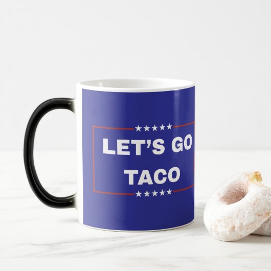 Laten we naar Taco gaan Magische Mok (Met donut)
