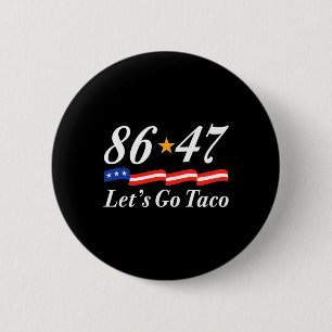 Laten we naar Taco grappige parodie Meme 6 Ronde Button 5,7 Cm
