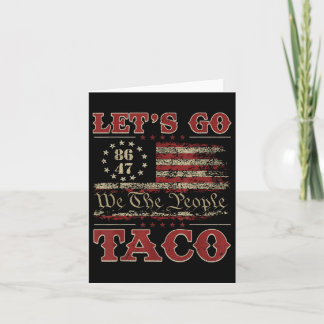 Laten we naar Taco Shirt gaan Laten we naar Taco g Kaart