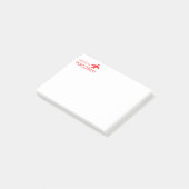 Laten we naar vakantie vliegen post-it® notes (Schuin)
