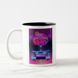 laten we naar vegas gaan tweekleurige koffiemok