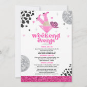 Laten we Nashty Bachelorette Weekend Itinerary hal Kaart (Achterkant)