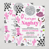 Laten we Nashty Bachelorette Weekend Itinerary hal Kaart (Voorkant / Achterkant)