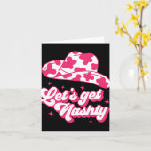 Laten we Nashty Bride Bridesmaid Bachelorette Par Kaart (Gele Bloem)