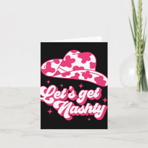 Laten we Nashty Bride Bridesmaid Bachelorette Par Kaart