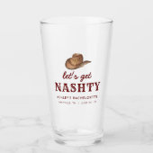 Laten we Nashty Nashville Bachelorette Weekend doe Glas (Voorkant)