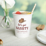 Laten we Nashty Nashville Bachelorette Weekend G Papieren Bekers<br><div class="desc">Laten we Nashty Nashville Bachelorette Weekend Shot Glasses halen</div>