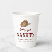 Laten we Nashty Nashville Bachelorette Weekend G Papieren Bekers (Voorkant)