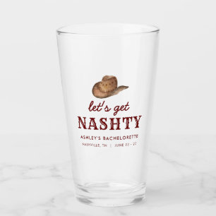 Laten we Nashty Nashville Bachelorette Weekend hal Glas
