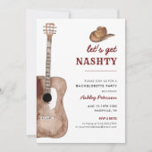Laten we Nashty Nashville Nash vrijgezellenfeest k Kaart (Voorkant)