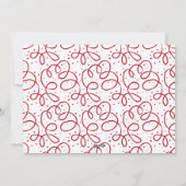 Laten we Naughty Hand Lettered Funny Holiday zijn Feestdagenkaart (Achterkant)