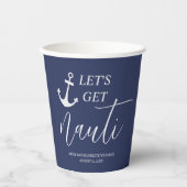 Laten we Nauti Paper Cups maken Papieren Bekers (Voorkant)