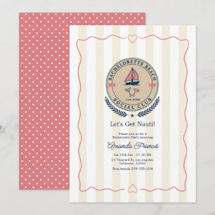 Laten we Nauti Preppy Beach Club Bachelorette Fees Kaart