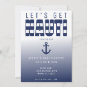 Laten we Nauti vrijgezellenfeest geven Kaart (Voorkant)