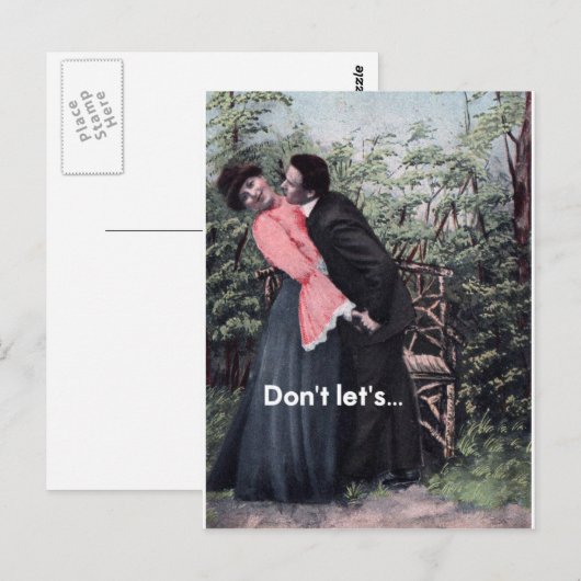 Laten we niet... briefkaart (Voorkant / Achterkant)