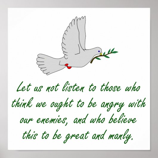 Laten we niet luisteren naar die vergiffenissen poster (Voorkant)