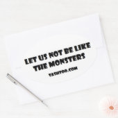 Laten we niet zoals de Monsters Stickers zijn (Envelop)