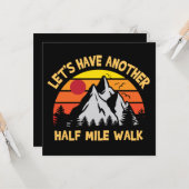 Laten we nog een half miljoen lopen kaart (Voorkant / Achterkant in situ)