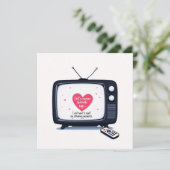 Laten we nooit uit elkaar gaan feestdagenkaart (Staand voorkant)