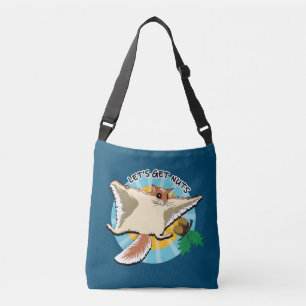 Laten we noten halen - vliegende eekhoorn crossbody tas