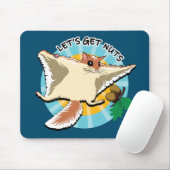 Laten we noten halen - vliegende eekhoorn muismat (Met muis)