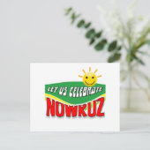 Laten we Nowruz vieren Briefkaart (Staand voorkant)