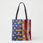 LATEN WE NU GAAN KAMPEREN! TOTE BAG (Voorkant)