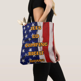 LATEN WE NU GAAN KAMPEREN! TOTE BAG