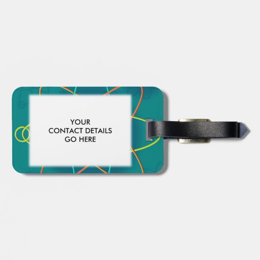 LATEN WE NU PRATEN VOOR EEN MOMENT VAN WETENSCHAP BAGAGELABEL (Achterkant horizontaal)