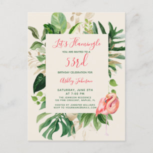 Laten we om het even welk Briefkaart van de Tropis