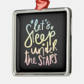 Laten we onder de sterren slapen metalen ornament (Links)