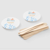 Laten we onder het zee de blauwe verjaardag vieren handwaaier (Niet-gemonteerd)