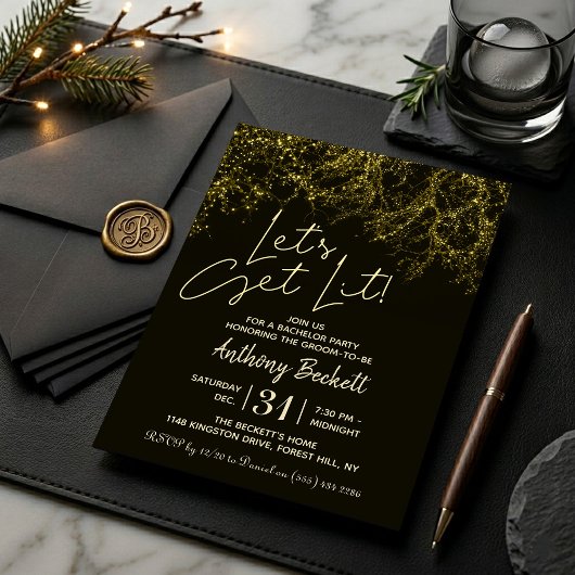 Laten we ons bezatten | Jonggezellenfeest Kaart