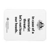 Laten we ons hoofd niet verliezen. magneet (Horizontaal)