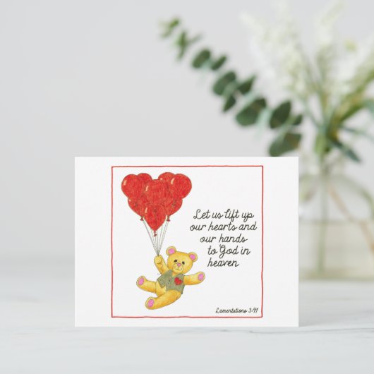 Laten we ons Inspirerend Briefkaart optillen (Staand voorkant)