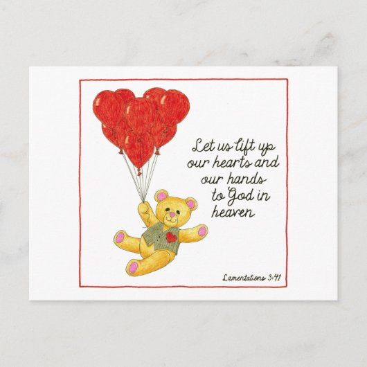 Laten we ons Inspirerend Briefkaart optillen (Voorkant)