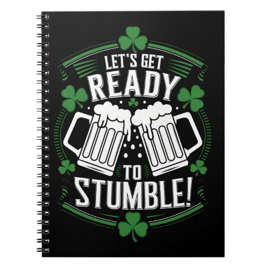 Laten we ons klaar maken om te strompelen Funny St Notitieboek (Voorkant)