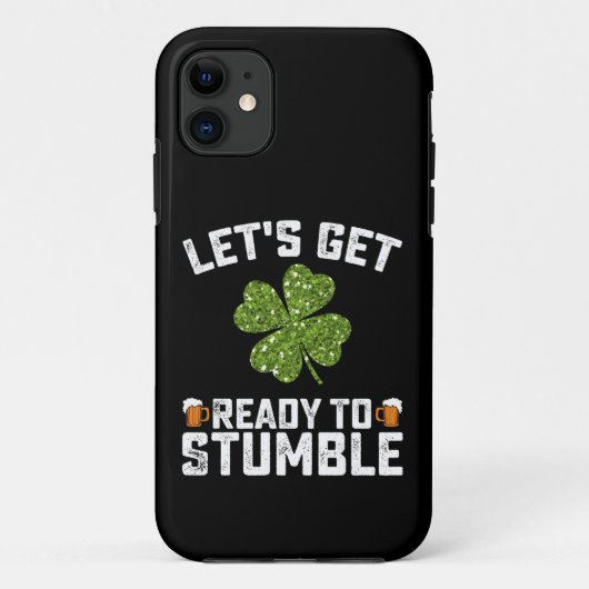 Laten we ons klaar maken om te struikelen Grappige Case-Mate iPhone Case (Achterkant)