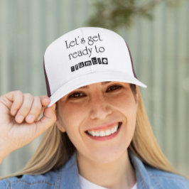 Laten we ons klaarmaken voor een drink humor feest trucker pet