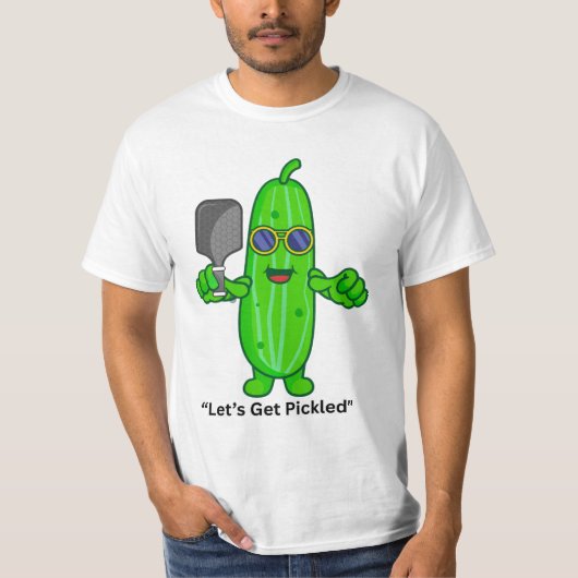 Laten we ons laten pikken | Grappig Pickleball Pla T-shirt (Voorkant)