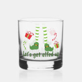 Laten we ons laten verleiden tot humoristisch kers whisky glas (Achterkant)