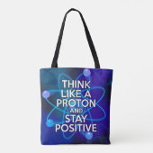LATEN WE ONS PAUZE / DENKEN ALS EEN PROTON TOTE BAG (Achterkant)
