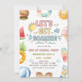 Laten we ons uitleven, Eind-van-schoolfeest Kaart (Voorkant)