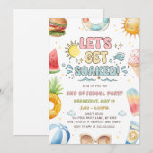 Laten we ons uitleven, Eind-van-schoolfeest Kaart (Voorkant / Achterkant)