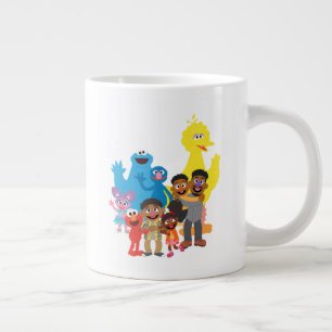 Laten we ons verenigen grote koffiekop
