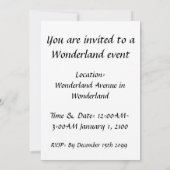 Laten we ontmoeten en Greet Alice Humpty Dumpty Wo Kaart (Achterkant)