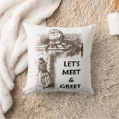 Laten we ontmoeten & Greet Wonderland Alice Humpty Kussen (Deken)