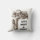 Laten we ontmoeten & Greet Wonderland Alice Humpty Kussen (Achterkant)